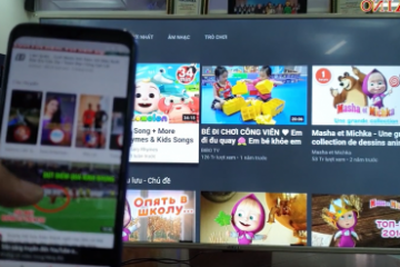 Hướng dẫn chia sẻ video từ điện thoại lên TV AKINO Android 4.4 qua Smart Youtube
